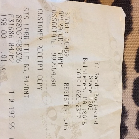 Coach Leopard Print Medium Bag- Like New - Picture 15 of 17